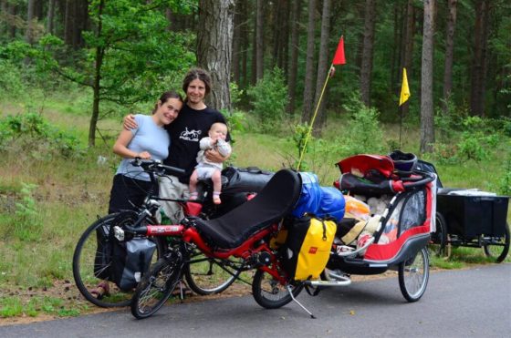 Travelling with six months old baby on AZUB Mini