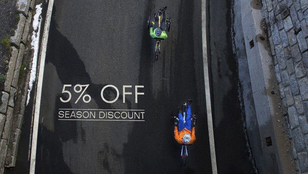 Don’t miss it! Last days of the 5% season discount