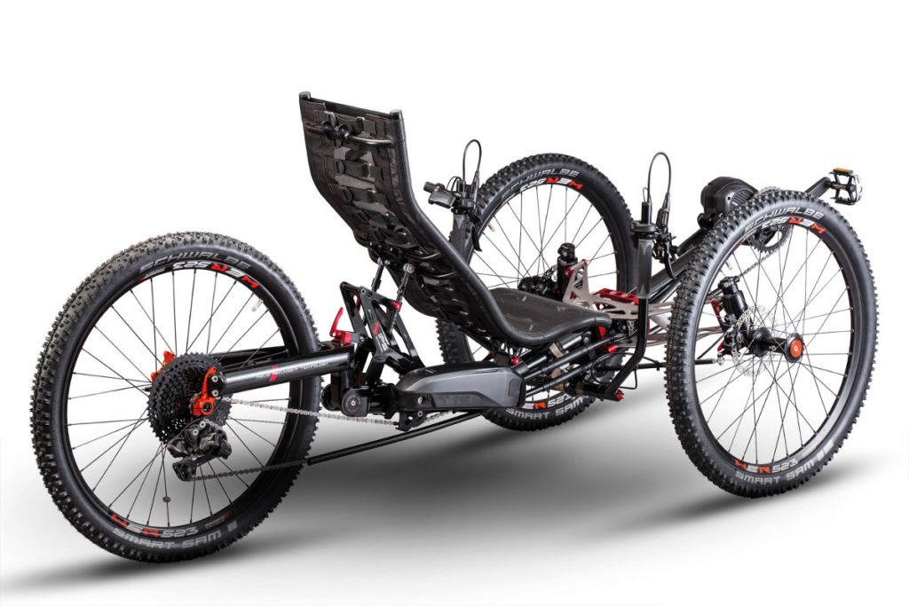 full suspension recumbent trike