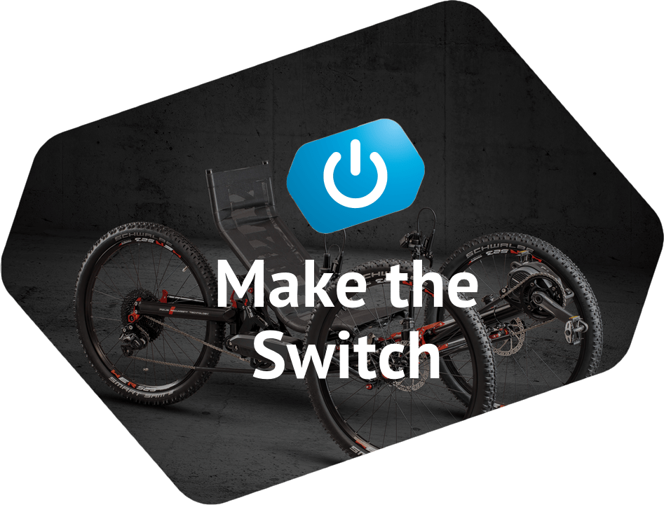 Electric assisted recumbent trikes and bicycles