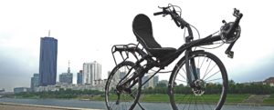 azub max 799 is a fast recumbent bike for touring
