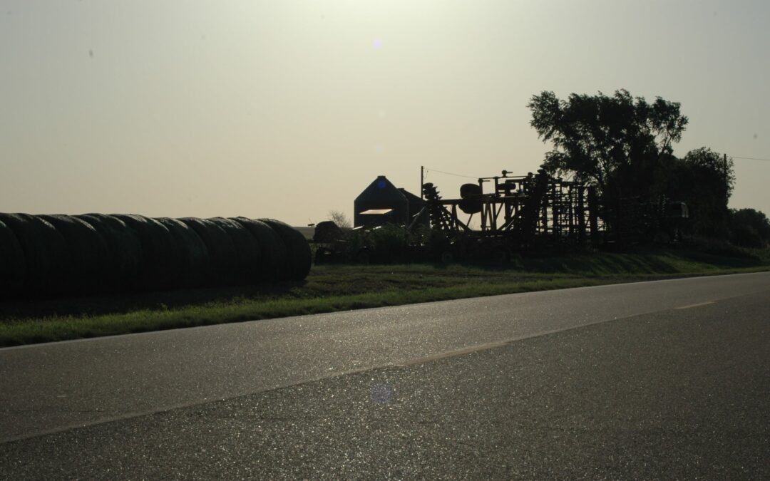 cloudy morning in KS