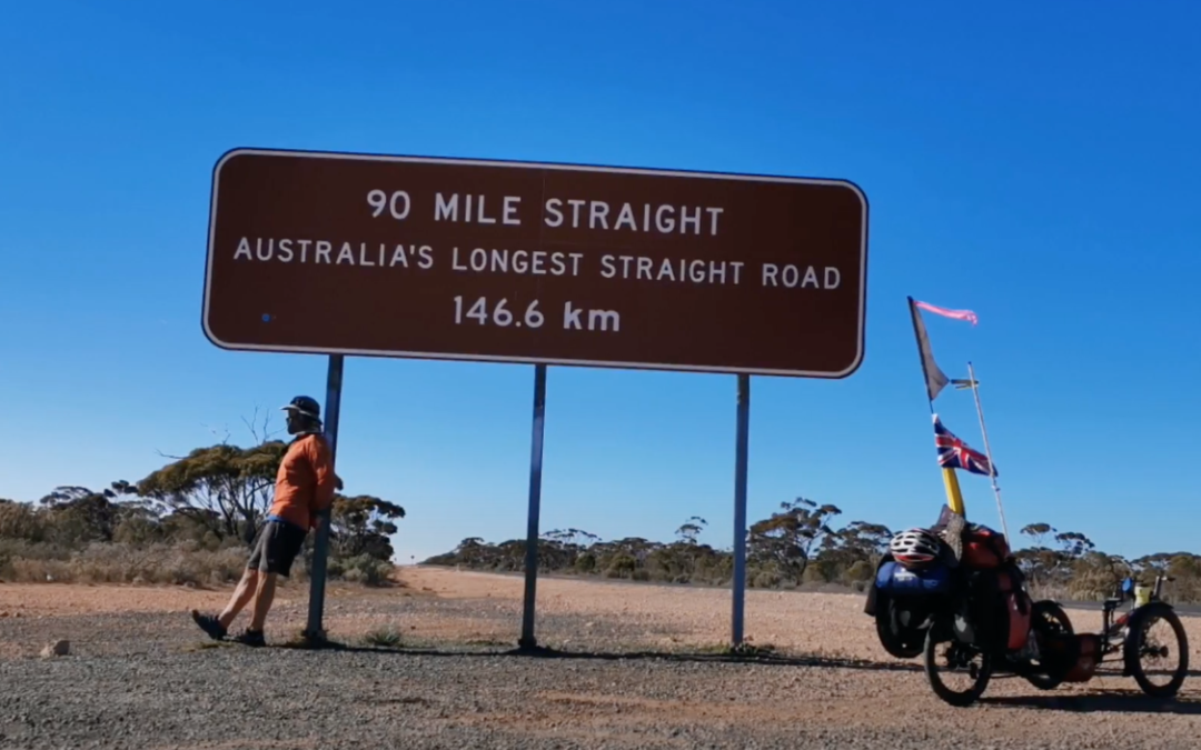 How Darren crossed the arid Nullarbor Plain