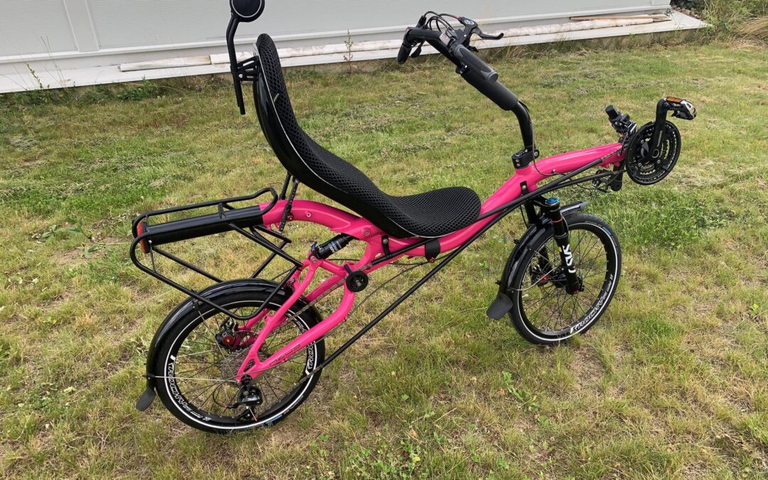 Pink recumbent for women – AZUB SIX – ##00008