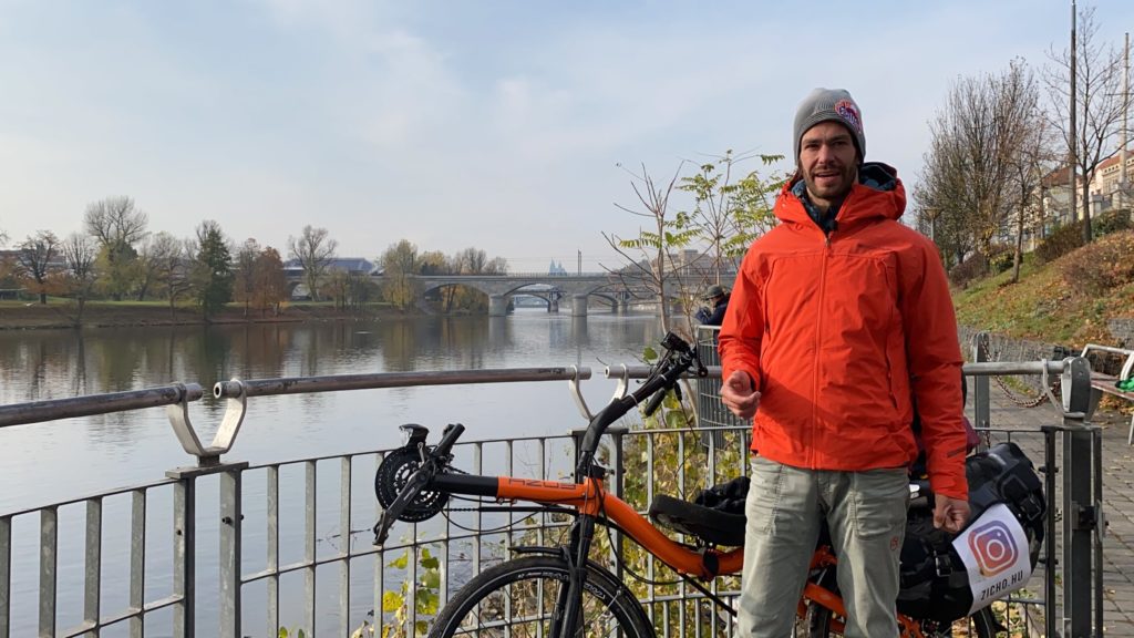 Viktor Zichó is cycling to Nordkapp in winter