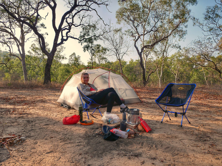 Camping at the Normanby River