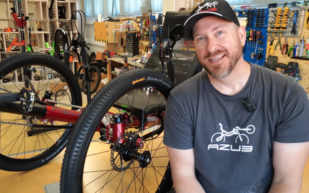 AZUB tracking – how to align your front wheels on a recumbent trike