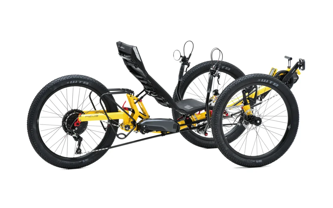 AZUB X - off-road recumbent electric trike - 11 - AZUB recumbents