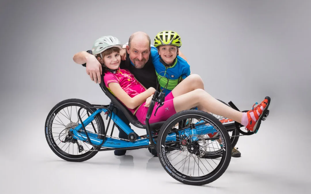 recumbent trike for children or short riders – sporty tricycle for handicapped people – 1