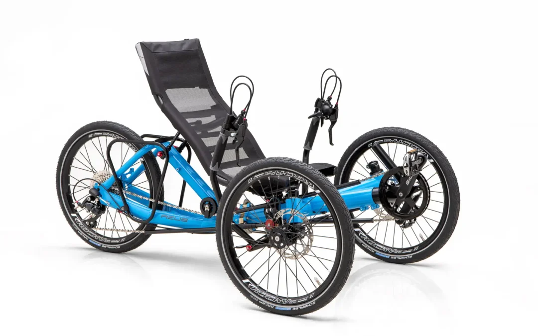 recumbent trike for children or short riders – sporty tricycle for handicapped people – 12