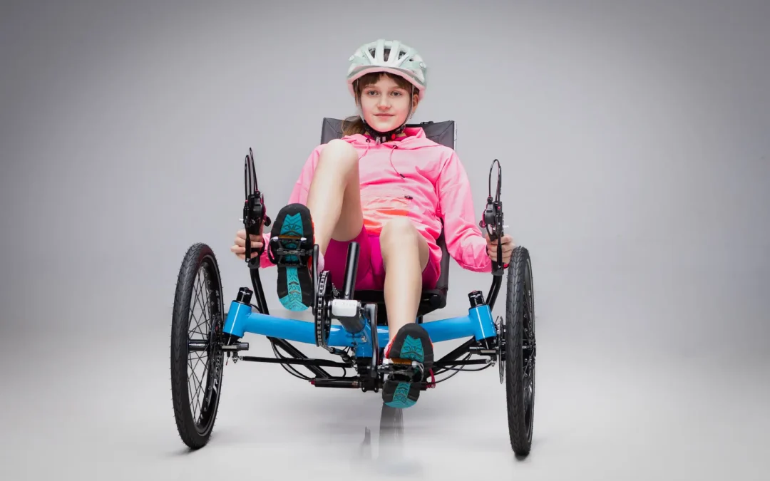 recumbent trike for children or short riders – sporty tricycle for handicapped people – 4