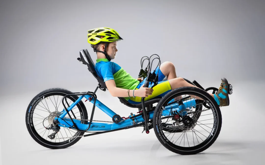 recumbent trike for children or short riders – sporty tricycle for handicapped people – 7