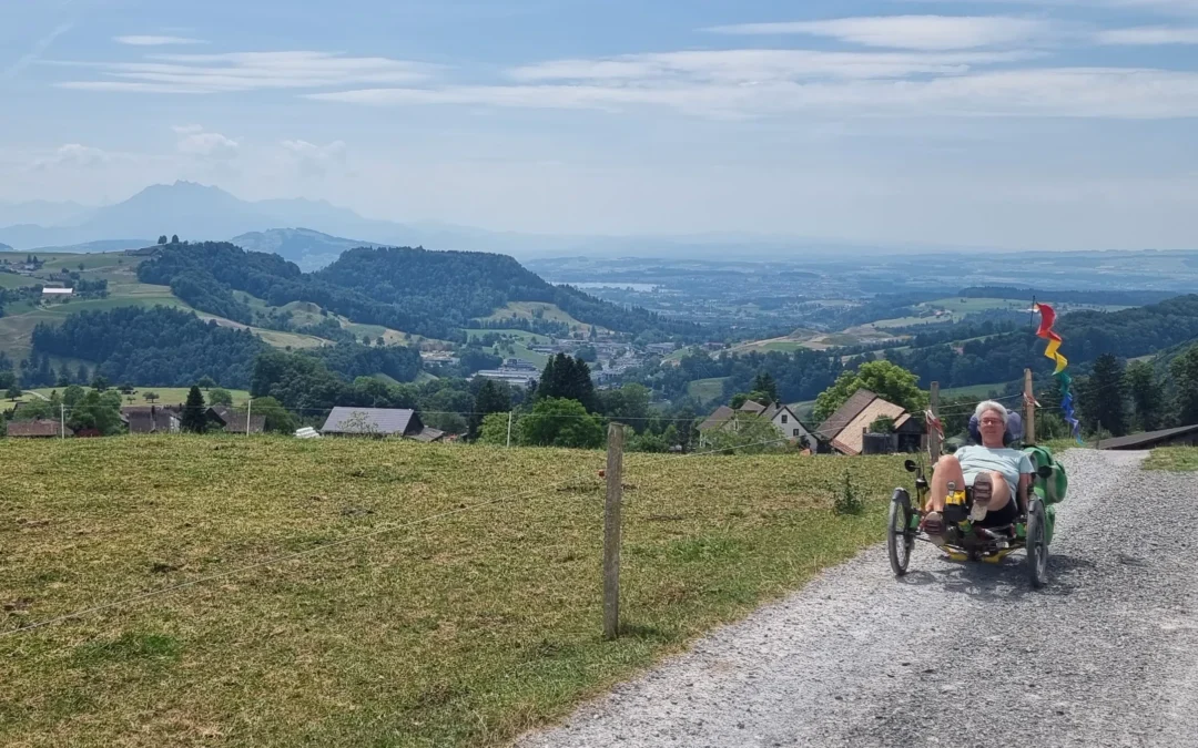 Recumbent triking through Switzerland using e-assist bikes-1