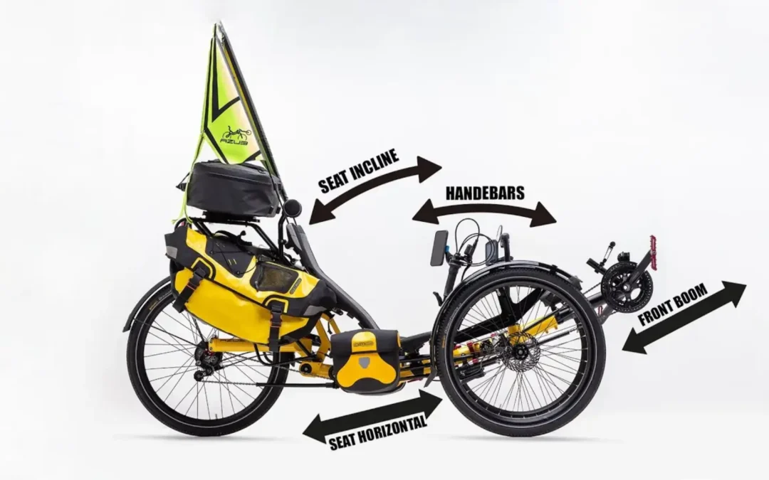 adjusting your AZUB recumbent trike to fit your needs