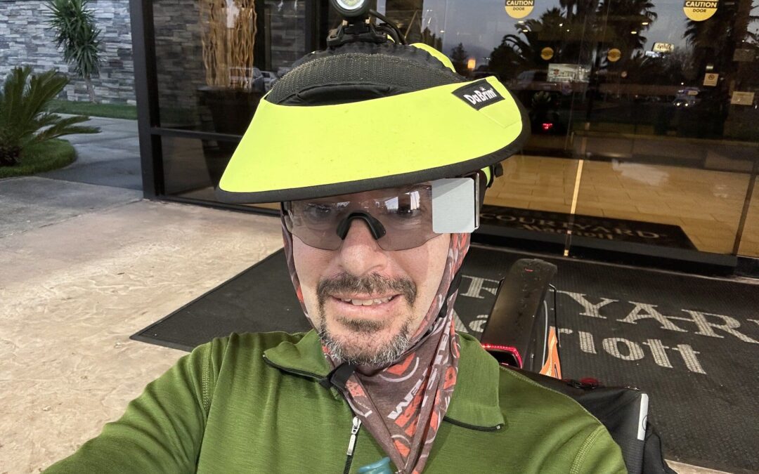 Zach Kaplan double century ride on electric recumbent trike – 00001