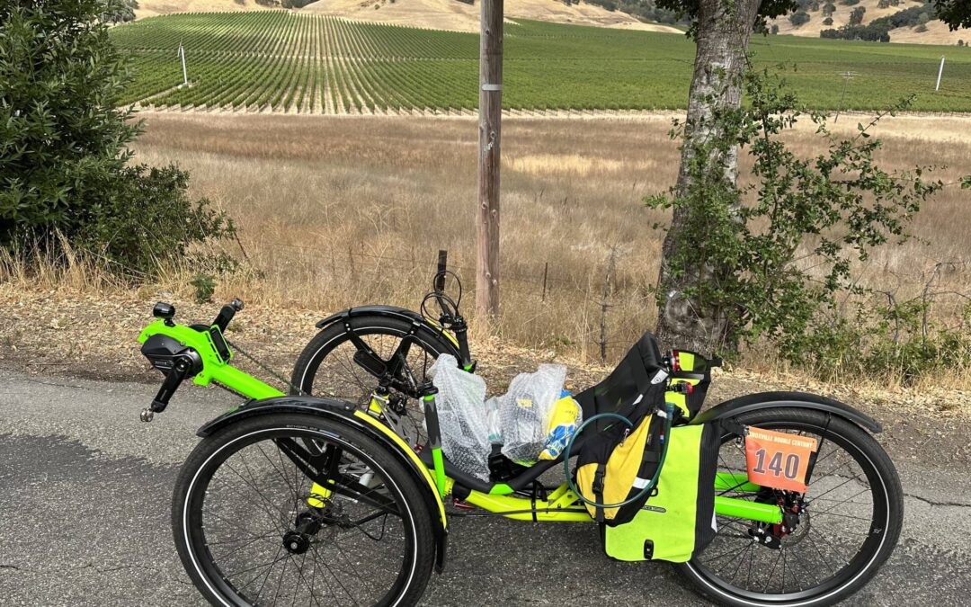 Zach Kaplan double century ride on electric recumbent trike – 00003