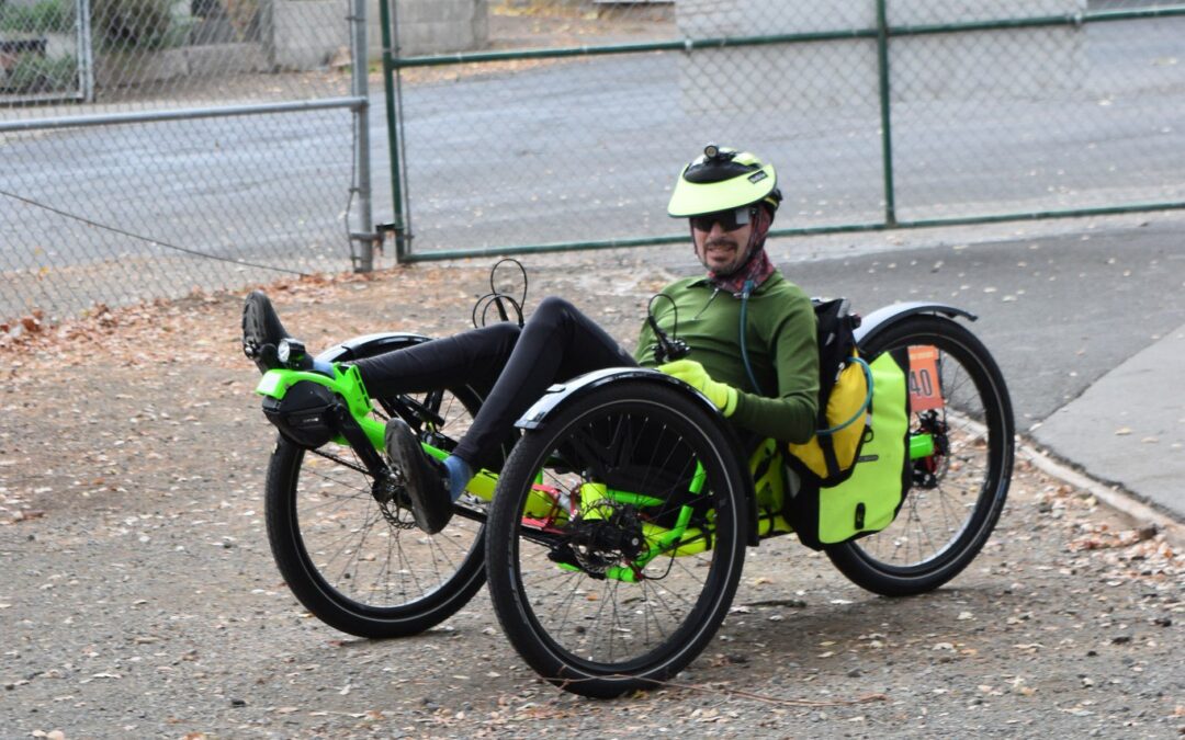 Zach Kaplan double century ride on electric recumbent trike – 00028