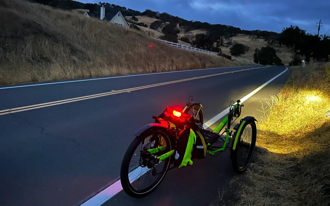 322 km / 200 miles on the Ti-FLY X electric trike