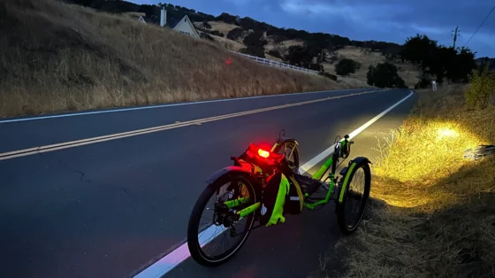322 km / 200 miles on the Ti-FLY X electric trike