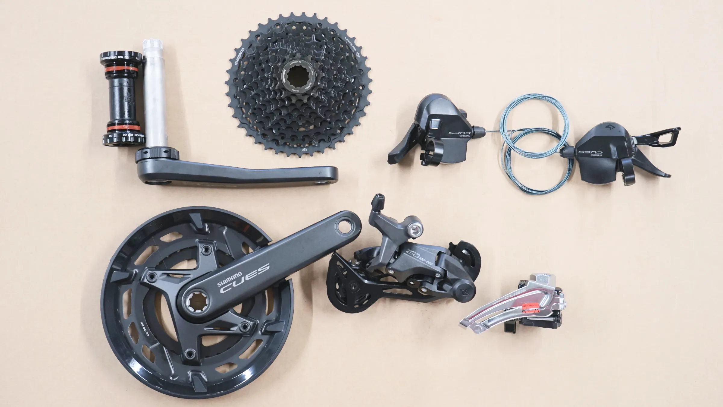 Shimano Cues 2x11 groupset used on AZUB recumbent trikes and recumbent bicycles