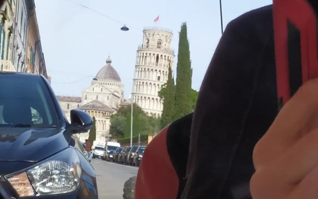Nicola in Italy on a recumbent fat trike from AZUB – 00008