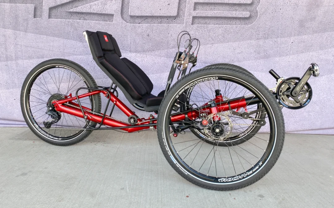 AZUB T-Tris AR - an off and on road recumbent trike - AZUB recumbents