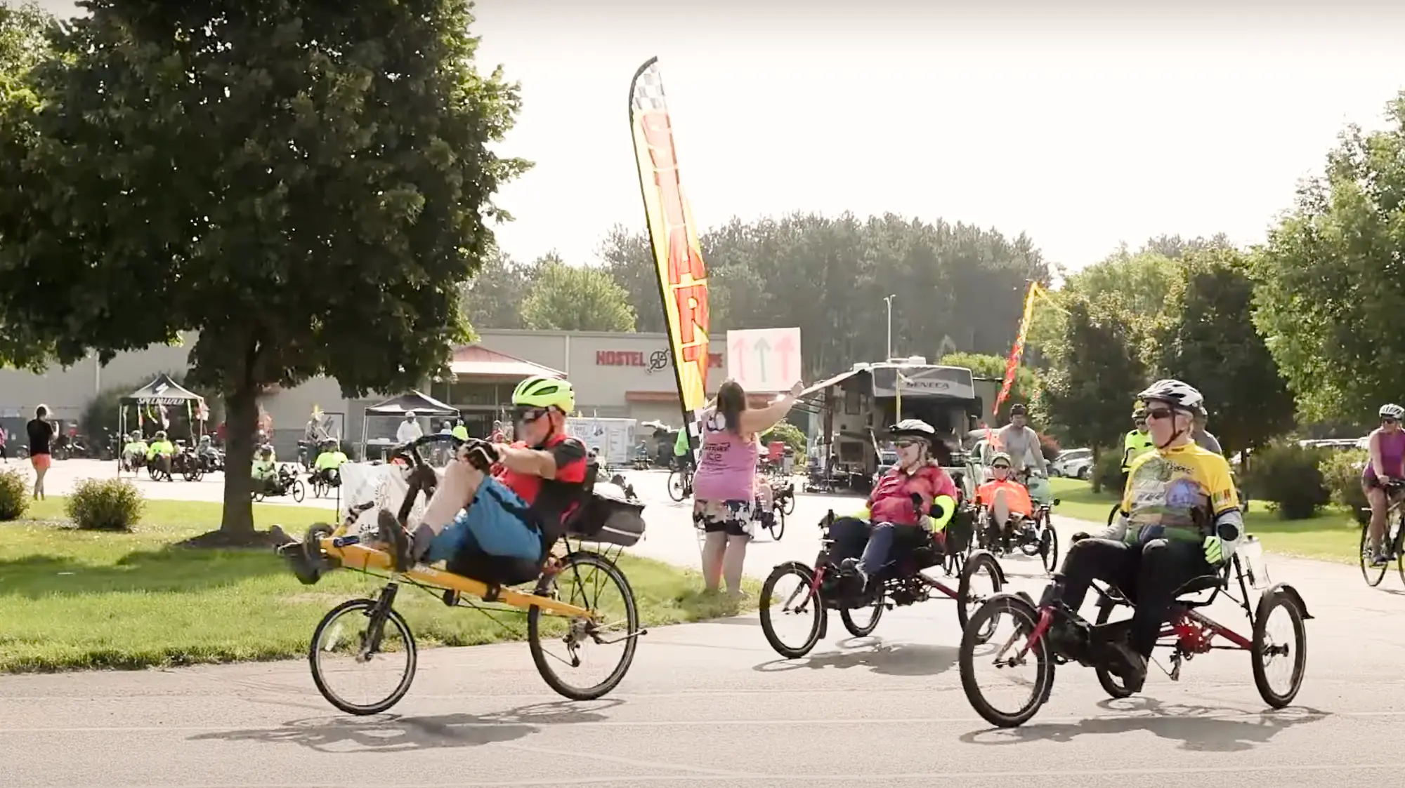 AZUB at Pedal Point Recumbent Rally by Hostelshoppe - 2024