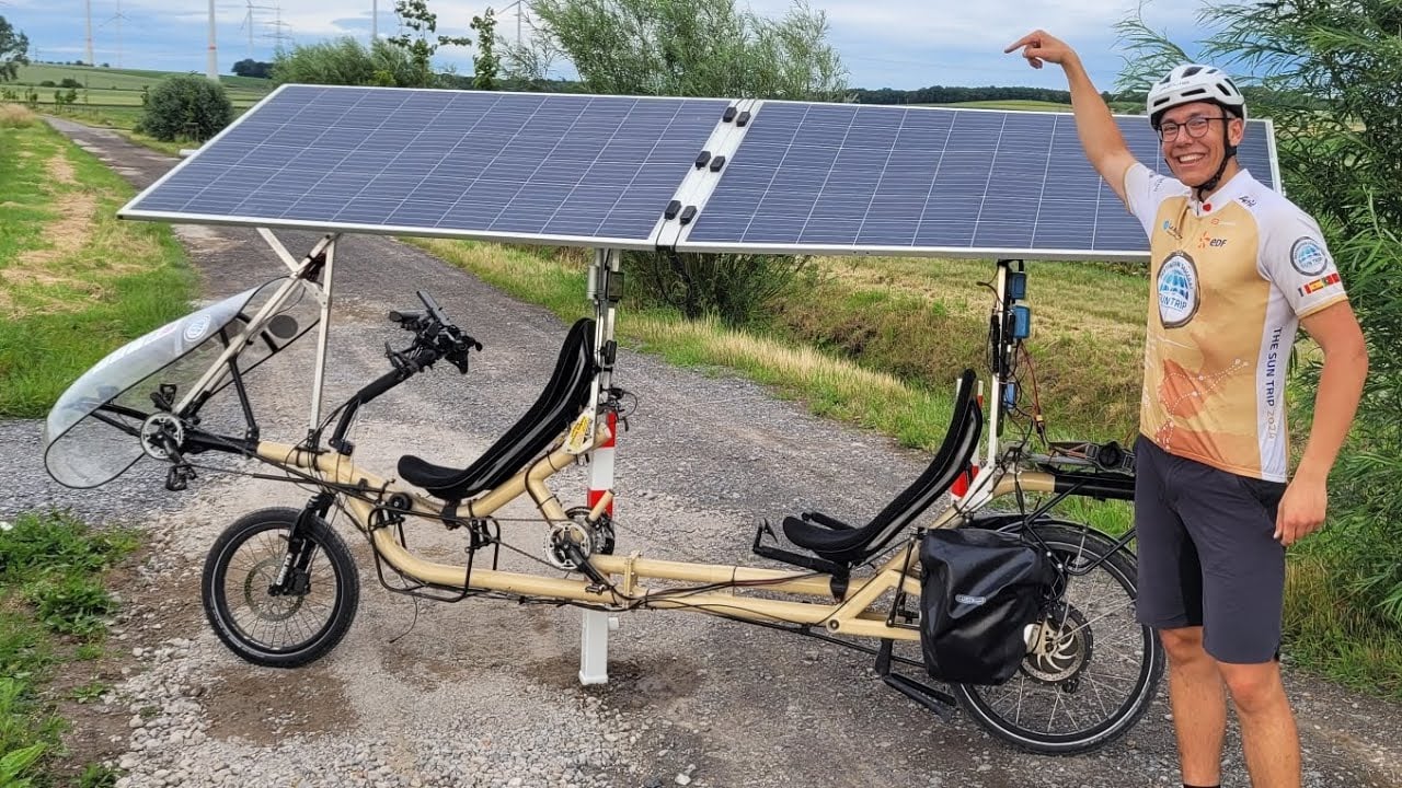 solar recumbent bikes built by AZUB and their fans - videos