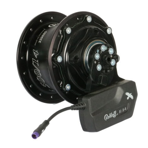 Rohlff E-14 black hub for AZUB recumbents