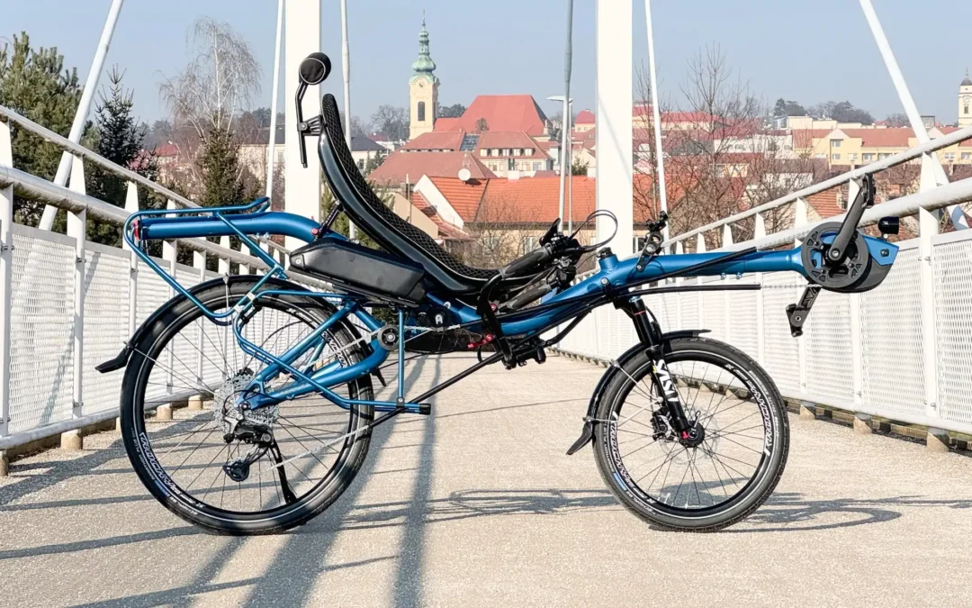 AZUB SIX RECUMBENT BIKE WITH BOSCH AND SPECIAL BLUE COLOR – 1