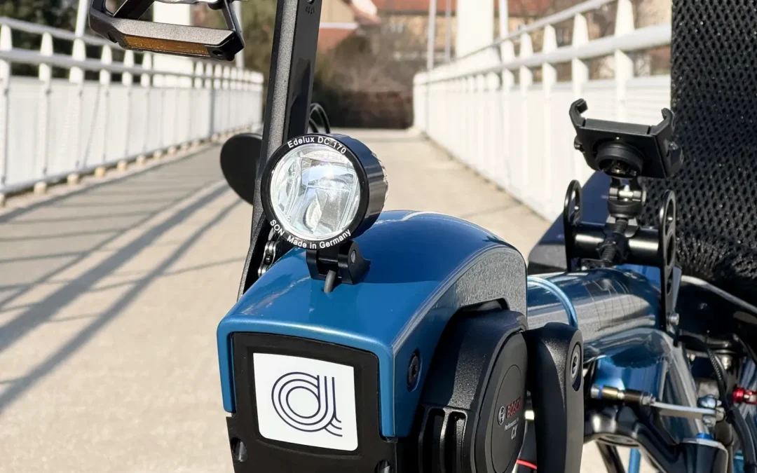 AZUB SIX RECUMBENT BIKE WITH BOSCH AND SPECIAL BLUE COLOR – 10