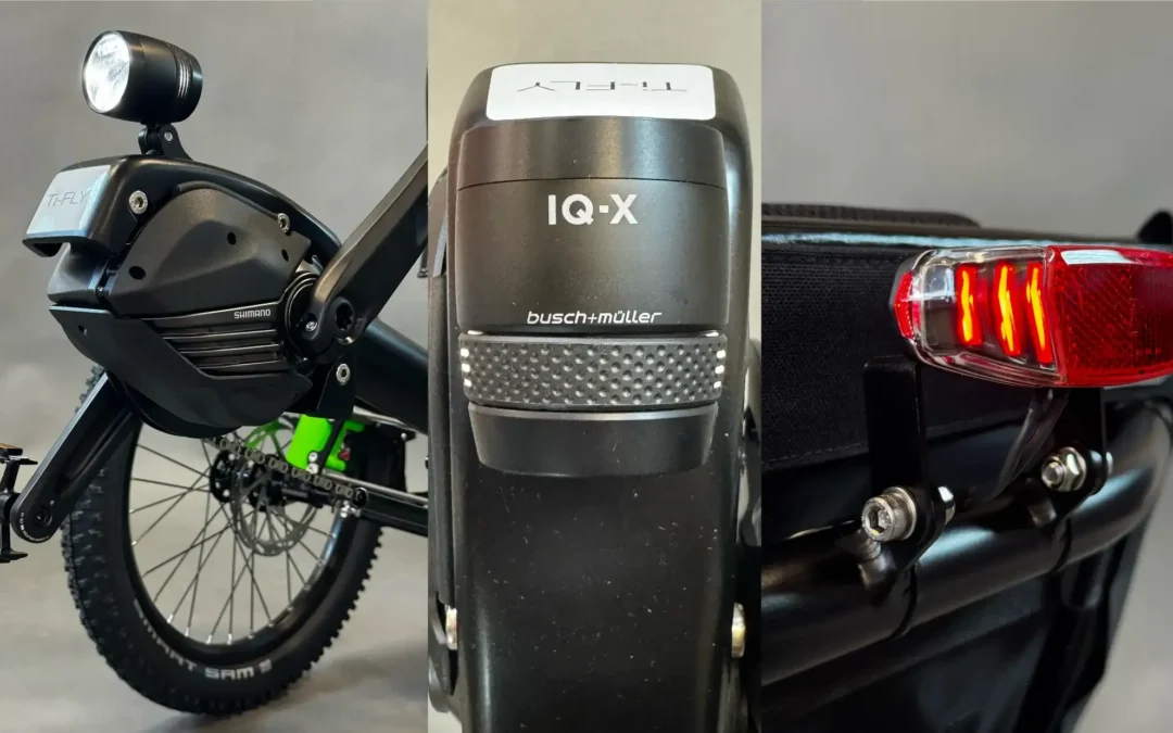 Title photo, New light set for E-BIKES, AZUB – 1