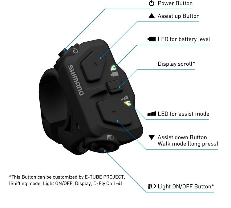 Functions of the new e-assist controler of the Shimano Steps 2023