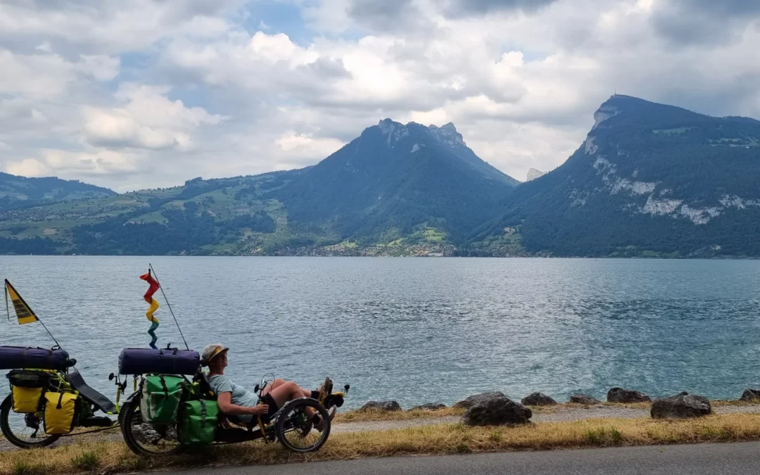 Recumbent triking through Switzerland using e-assist bikes-2