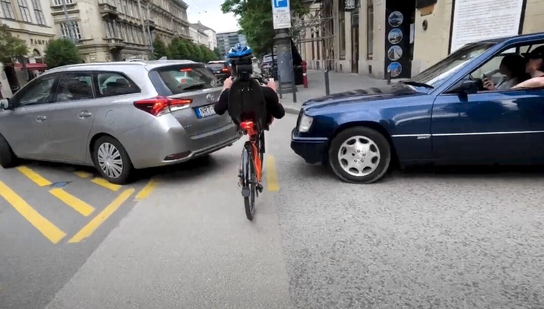 recumbent bike vs. car in vienna and budapest