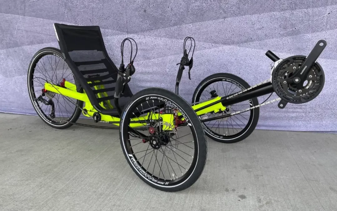 recumbent bikes and trikes displayed at the Cycle-Con 2023 - 5 - AZUB ...